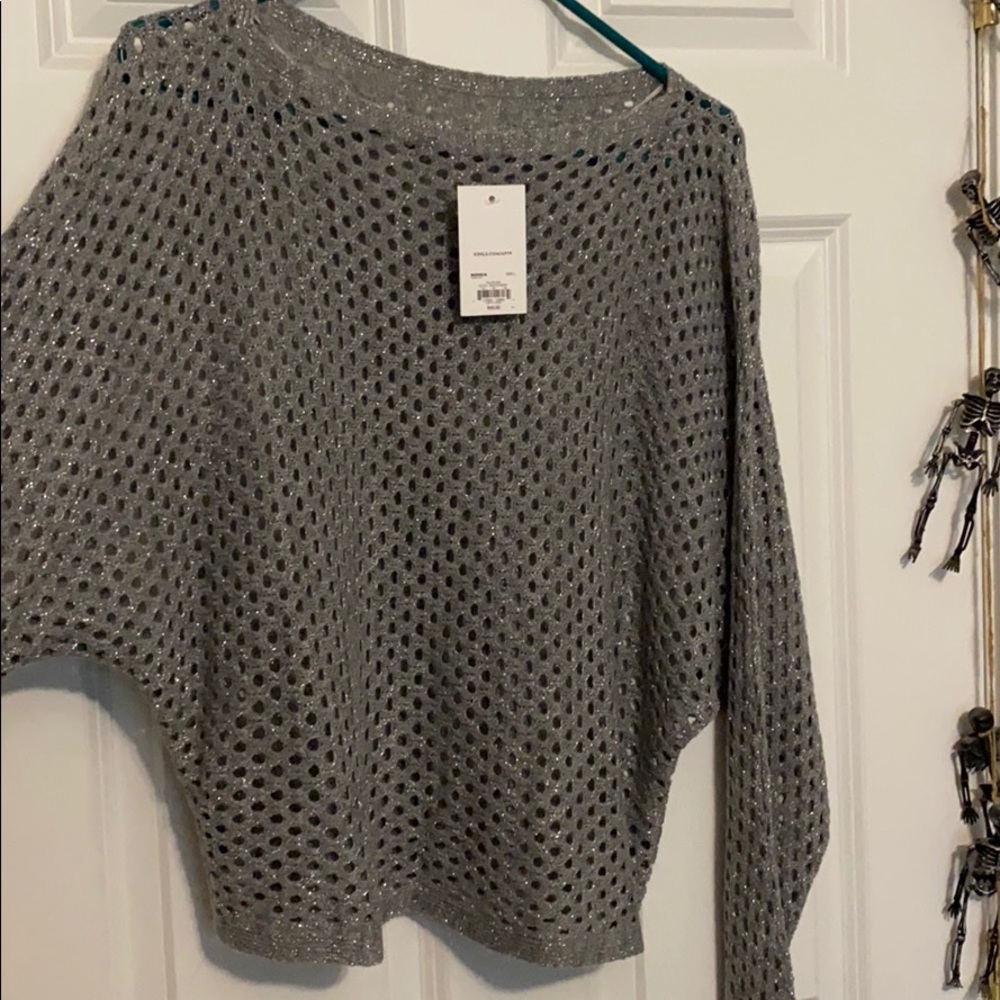 Apt 9 shine mesh top
